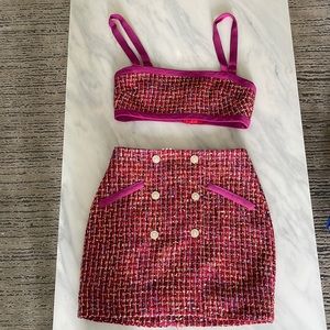 NBD skirt and top set